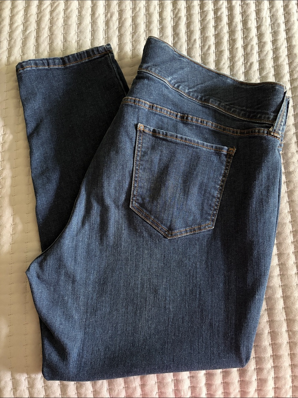 a.n.a Indigo Blue High-Rise Skinny Jeans